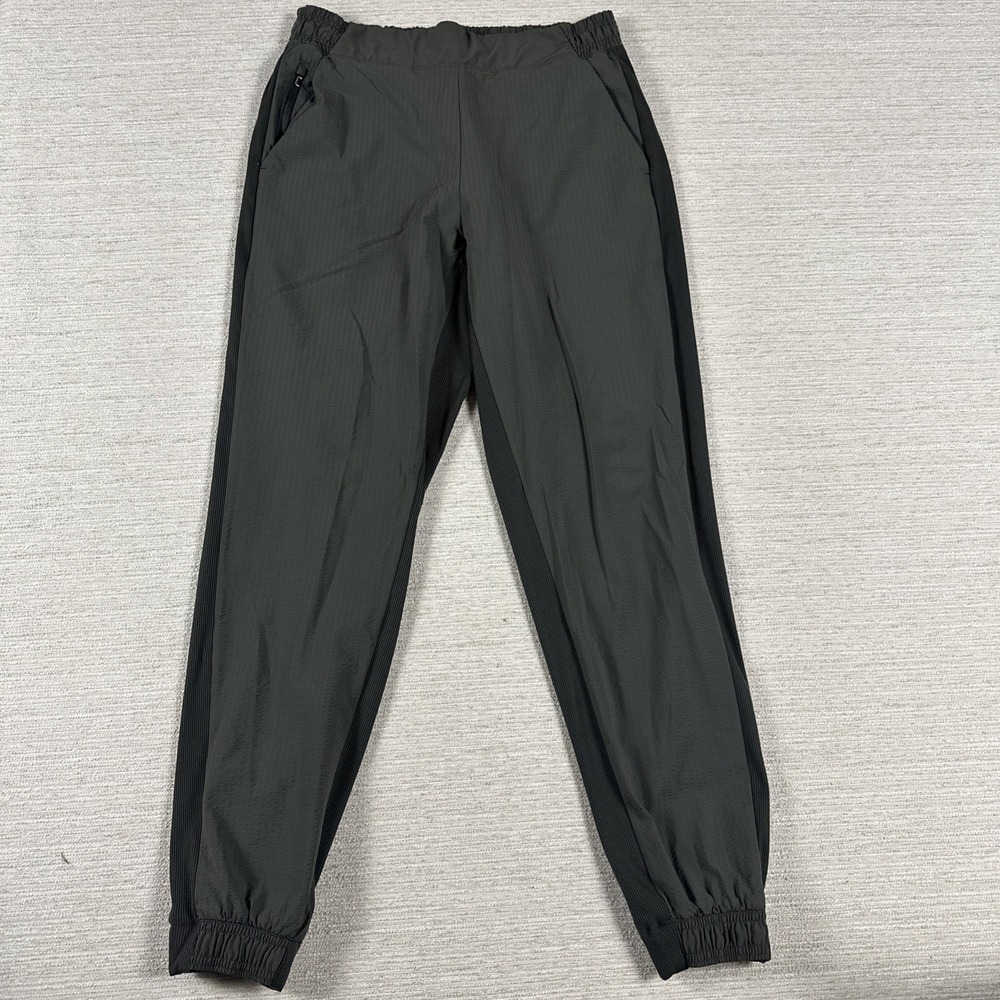 Athleta Brooklyn Jogger Pants Size 6 Olive Green Travel Athleisure Stretch